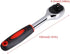 Ratchet Wrench, 1/4 Retractable Ratchet Wrench, 55# Steel Material Good Toughness Good Wear Resistance With Tpr Handle, 24 Tooth Ratchet Wrench Fo...