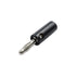 4mm Audio Speaker Wire Cable Connector Cable Plugs Plastic Copper,Banana Plugs Speaker 20Pcs Black......