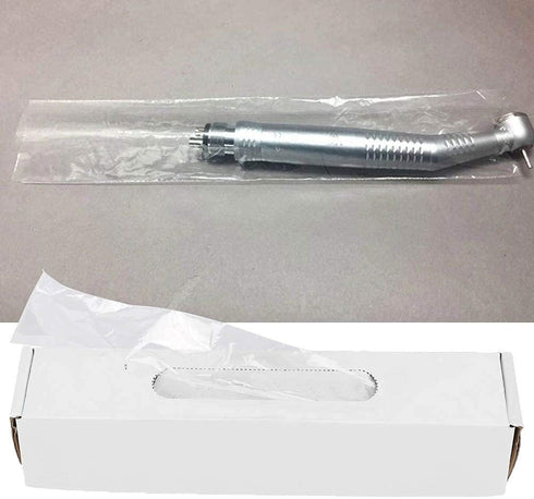 Dental Handpiece Sleeve, 500pcs / Box Disposable Plastic Dental Handle Handpiece Sleeve Cover Dental Lab Supplies...