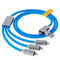 120W Multi-Charger Data Cable, Fast Charging + Data Synchronization, Long Lasting and Durable Without Breaking, Compatible with Most Mobile Phones...