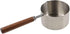 Small Milk Pot Stainless Steel Saucepan Wood Handle Saucepan 250ml Butter Warmer with Dual Pour Spout Candy Melting Pot Mini Frying Pan Soup Pot...