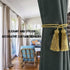 BEL AVENIR 4 Pack Curtain Handmade Tiebacks Decorative Curtain Holdbacks with Tassel (Gold, 4 Pack)...
