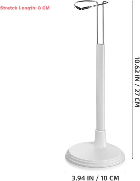 Toyvian Doll Stand Holder Doll Brackets Stands Doll Adjustable Storage Rack Doll Stands for 12 Inch Doll Display Adjustable Stand Dolls Action Fig...