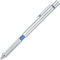 Uni Shift Pipe Lock Drafting 0.5mm Pencil, Silver Body with Blue Accent (M51010.26)...