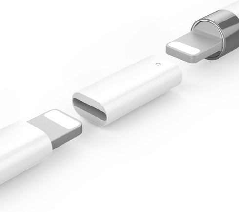 MoKo Charger Adapter Compatible with Apple Pencil 1st Generation, Female to Female Charging Connector for iPad Pen Apple Pencil 1st Gen Charger, (...