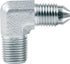 Allstar Performance Fitting, Adapter, 90 Degree, 3 AN Male to 1/8 in NPT Male, Steel, Zinc Oxide, Each (ALL50018)...