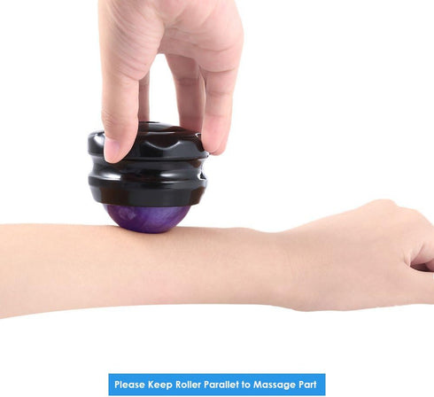 ZONGS Manual Massage Ball Pain Relief Back Roller Massager Self Massage Therapy and Relax Full Body Tools for Sore Muscle Joint Pain Essential Oil...
