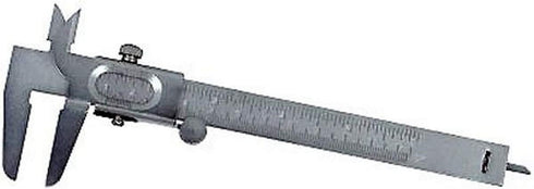General Tools Metric and English Vernier Caliper #722, Machined Steel, Pack of 1...