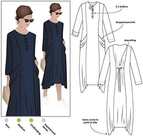 Style Arc Sewing Pattern - Winsome Dress (Sizes 04-16)...