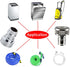Faucet Quick Connector Adapter, Thead Connecting Faucet Aerator Adapter with Snap Quick Connector Fitting for Dishwasher Washing Machine (G1/2 Hos...