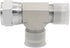 (2-PACK) 6602-06-06-06 HydraulicHoseAdapterFitting3/8"MaleJIC 37°Flare(9/16-18UNF)×3/8"FemaleJIC37°Swivel(9/16-18UNF)×3/8"Male JIC37°Flare(9/16-18...