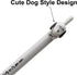 Maydahui 30PCS Cute Cat Dog Tail Clicker Retractable Pens Novelty Japanese Little Kitten Rollerball Pens Black Ink For Cat Lovers Student Shcool O...