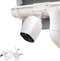 Wasserstein Weatherproof Gutter Mount for Arlo Cameras, White, 360-degree Swivel, 180-degree Tilt, Easy Installation, Rust-Resistant...