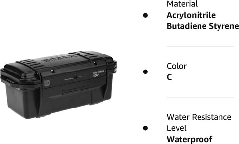 Outdoor Shockproof AntiPressure Airtight Survival Case Waterproof Container Storage Carry Box Sealed Case Fishing Carry Box (C) everyday carry wat...