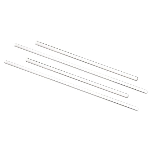 MECCANIXITY 3.3 Borosilicate Glass Stick 7.87" 11.81" Length Stir Rod Mixing Tools with Both Ends Round for Lab Kitchen Science 4in2 Sets...