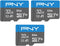 PNY 32GB Elite Mobile Accessories Class 10 U1 V10, A1 microSDHC Flash Memory Card for Mobile Devices - 100MB/s, Full HD, UHS-I, micro SD 3-Pack...