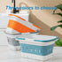 Plastic Caddy for Cleaning Supplies Products, Storage Collapsible Basket with Handles, Box Organizer Bin for Bathroom, Kitchen, College Dorm,Gym (...
