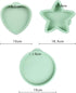 SHANIABELLE 4Pcs Star-Shaped Layer Cake Pans Set, 6 Inch Baking Bakeware, Rainbow Cake Molds for Children's Day Pizza Vegetable Pancake and Resin ...