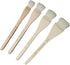 FDXGYH 4pcs Flat Hake Brushes Professional Soft Goat Hair Paintbrush with Solid Wooden Handle for Watercolor Wash Pottery Painting...