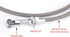 36" Stainless Braided LS Throttle Cable Kit Adjustable Accelerator Cable Compatible with 97-07 Chevrolet/Chevy LS1 Engine 4.8L 5.3L 5.7L 6.0L...