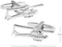 Helicopter Cufflinks Huey Single Blade Army Wedding Fancy Gift...