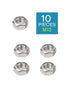 M12 Hex Nuts - IMScrews 304 Stainless Steel Hex Nuts - Durable, Rust-Resistant Fasteners for Home Repair and Professional Projects Pack of 10...