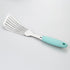 304 Stainless Steel Fish Spatula, Non-Slip Ergonomic Handle Slotted Spatula, Aqua Sky...