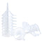 Small Funnel, 2.16inch Clear Plastic Mini Funnels for Science Lab Bottle Filling Liquid, Essential Oils, Perfume(48 Pack)...