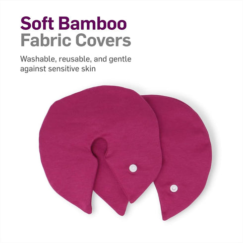 NatraCure Reusable Breast Ice Packs & Breastfeeding Gel Cooling Pads - Nipple Ice Packs for Breastfeeding, Breastfeeding Discomfort, Soreness, Nip...