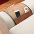 IPENNY No-slip Leather Sofa Couch Remote Control Holder Chair Armrest Caddy Pocket Organizer Storage Bag for Cellphone Tablet Notepad Book Magazin...