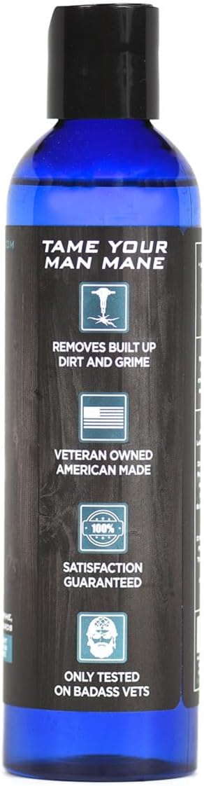Badass Beard Care Beard Wash for Men - Makes Your Beard Smell Fresh and Clean, Keeps Beard Hair Light, and Skin Hydrated and Refreshed, 8oz...