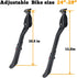 Bike Kickstand Adjustable Strong Rear Mount Aluminum Alloy Bicycle Kickstand for 24 26 700C 27.5 28 29 inch Electric Bike Mountain Bike Adult Bike...