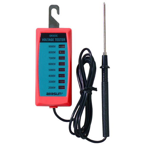 ALLOSUN GK503C NEON Fence Electric Voltage Tester Max 9000V, red...