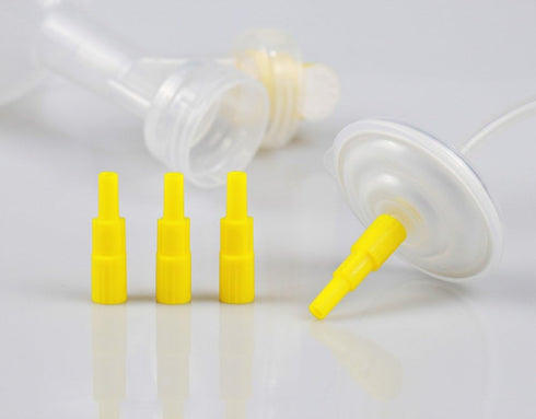PumpMom Backflow Adapter for Spectra S1 S2 Pump to Use Most Medela Flanges and Bottles, Connects Between Medela Breastshield and Spectra Backflow ...