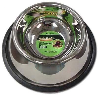 No-Tip Non-Skid Stainless Steel Bowl 24oz....