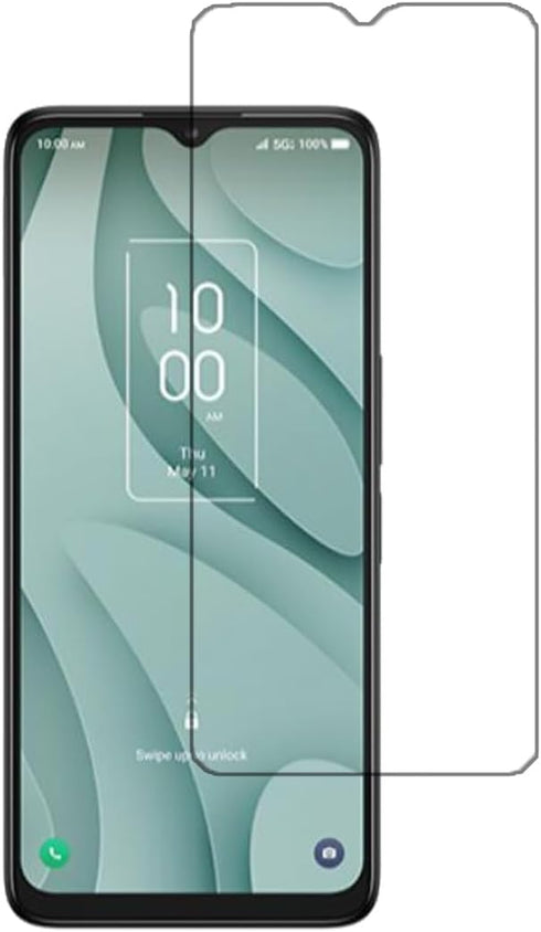 [2 Pack Tempered Glass Screen Protector Frontier Protective Protector for TCL 40 XE T609M......