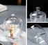 123Arts Glass Sugar Bowl Candy Jar Storage Jar Snack Jar with Lid...