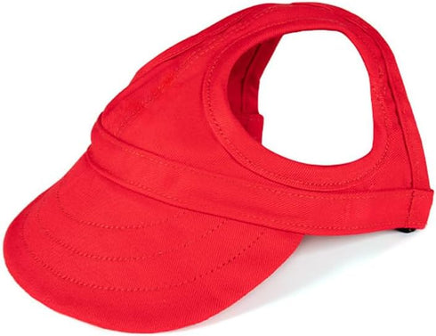 Dog Baseball Cap Pet Hats with Big Ear Holes, Adjustable Baseball Caps for Small Medium and Large Dogs, Comfortable Pet Sun Hat with Adjustable St...