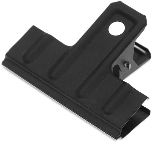 Coideal Black Large Bull Clips Thickened, 10 Pcs 3 Inch Long Metal Binder Paper Clip Clamps for Office Kitchen, Drawing Board, Art Crafts (77 mm)...