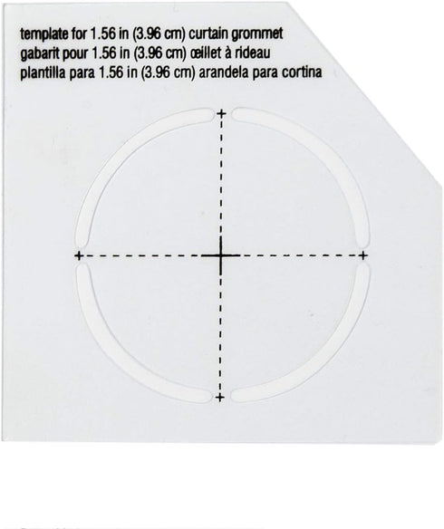 Dritz Home 1-9/16" Plastic Square Curtain Grommets, 8 Sets, Matte Black...