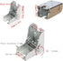 90°Self-Locking Hinge Leg Accessories, Brackets for Folding Table Legs, Kitchen Folding Table, Supporting Sofa Folding Foot, Invisible Foot, Furni...