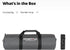 AMBITFUL Widened Version Tripod Carrying Case Bag 21/25/31/39/43/47/51/55/ for Light Stands,Boom Stand,Umbrella and Tripod Photography Accessories...