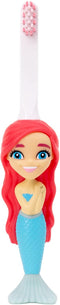Kids Manual Toothbrush 2-10 Year Old - Aqua The Mermaid for Kids | Soft Bristles - Gentle on Gums | Large Handle – Easy Grip for Small Hands | Bon...