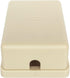 Phone Jack Surface Mount Single Port Telephone Jack Box 4 Screw Terminals to 1 RJ11 6P4C Female Ivory...