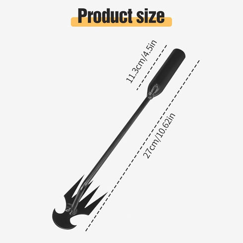 Weed Puller Tool Garden Weed Pulling Tool, Gardening Hand Weeder Tools, Weeding Artifact Uprooting Weeding Tool with 4 Teeth Manganese Steel, Weed...