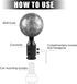 1 PC M12 x 1.25 Universal Shift Knob Adapter, Aluminum Alloy Transmission Gear Stick Shift Connector, for Non Threaded Shifters (Black)...