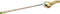 Flush Lever Plastic Nut/Spud PB Handle...