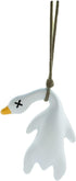 Cute Swing Duck Car Interior Accessories Decor, Swinging Rear View Mirror Hanging Ornament for Women Men Gift (White)...