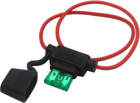ZOOKOTO Inline Fuse Holder, 16 AWG Gauge Copper Wire Car Auto Blade Fuse Waterproof 30A...