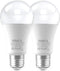 Radar Motion Sensor Outdoor Light Bulb, 12 Watts (100 Watt Equivalent) A19 Daylight LED Bulbs Motion Detector Light Bulbs for outside, Porch, Gara...